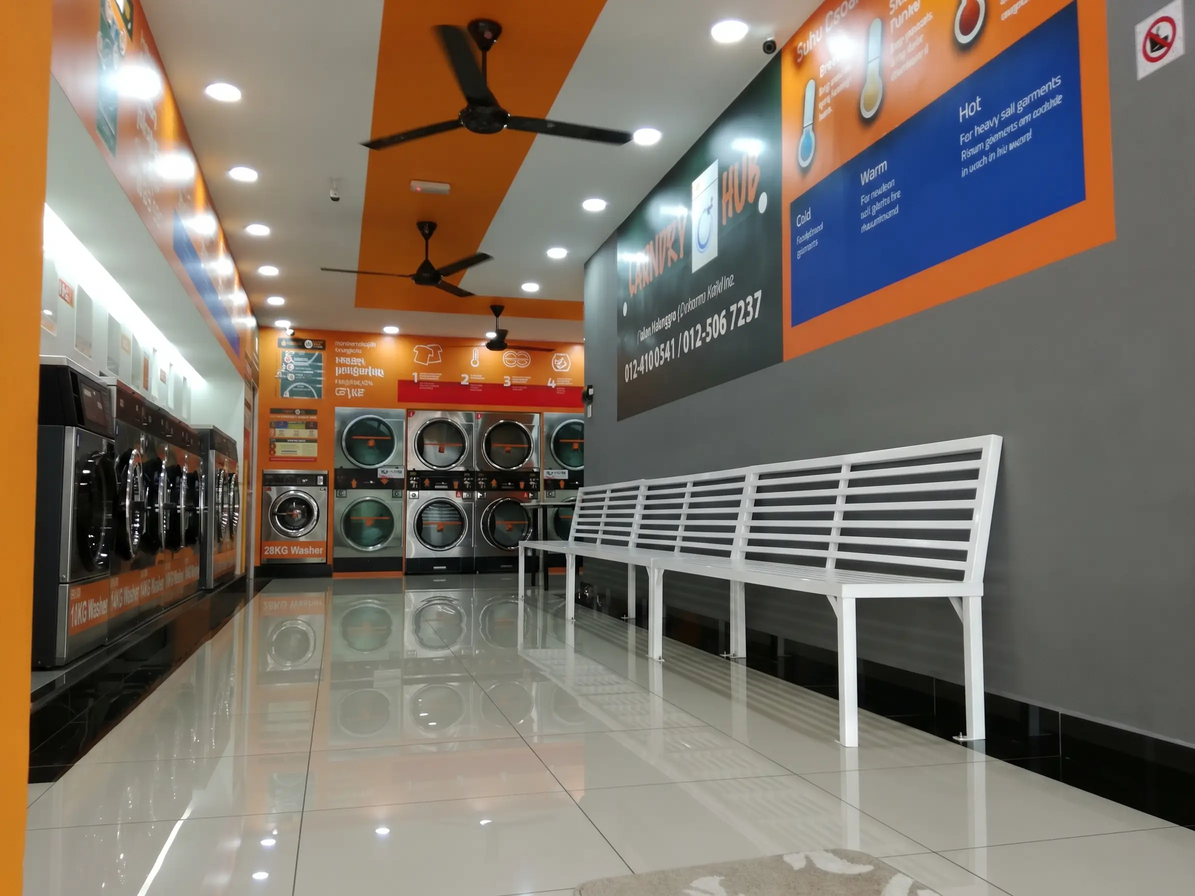 LaundryHub Penang 6 Washers and 6 Dryers